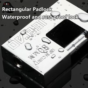 قفل صلب قوي للكمبيوتر مزود بثلاثة مفاتيح مضاد للسرقة ومضاد للكسر وقفل أسطواني بدبوس فضي-B0G457ZY1H