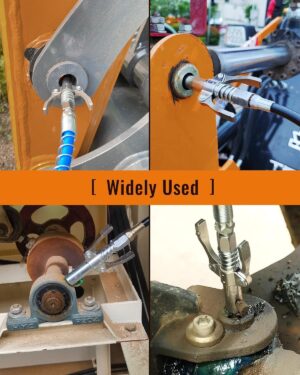 وصلة مسدس شحم عالي الضغط شديد التحمل بتصميم سريع القفل ومانع للتسرب