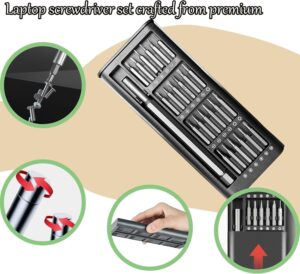 مجموعة مفكات براغي دقيقة 24 في 1 مجموعة مفكات براغي مغناطيسية صغيرة لإصلاح الأجهزة الإلكترونية