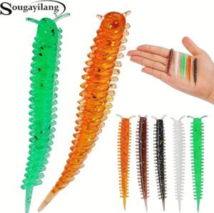 طُعم صيد روبيان ناعم على شكل روبيان آلي، 5.5 سم، 5 غرام، مرونة عالية.B0G6VJ2NTC