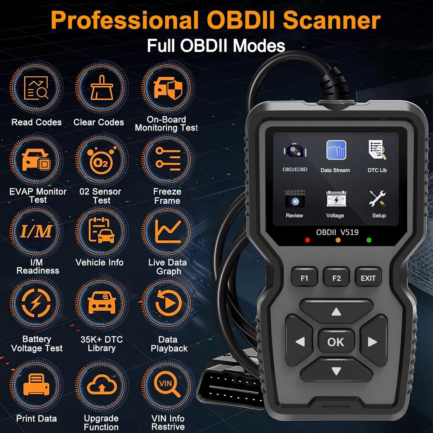 أداة تشخيص ماسح ضوئي للسيارات والشاحنات أداة تشخيص ماسح ضوئي للسيارات والشاحنات