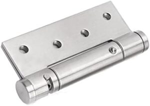 مفصلة إغلاق باب أوتوماتيكية من MySouqEg ST، 3 وظائف في 1، مصنوعة من الفولاذ المقاوم للصدأ، 100 مم × 65 مم