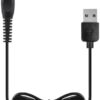 كابل شحن USB لماكينات حلاقة نوريلكو MG9520/50 MG7910/49 MG5910/49 PQ888 PQ889 S1112 S1118 QP2724/90 QP2834/70 S2313 X5000 S5831، سلك طاقة 5 فولت، طول 1 متر