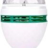 مصباح مسرح كرة ديسكو دوار RGB E27، كرة سحرية كريستالية LED بمحرك مدمج 5 واط، 80 مم × 150 مم