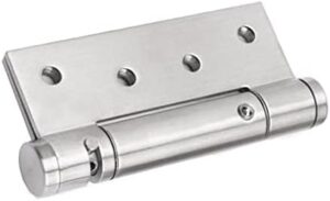 مفصلة إغلاق باب أوتوماتيكية من MySouqEg ST، 3 وظائف في 1، مصنوعة من الفولاذ المقاوم للصدأ، 100 مم × 65 مم