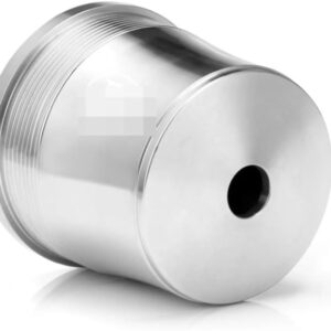 414vzsPNRTL._AC_SL1000_ كبسولة قهوة قابلة لإعادة الاستخدام متوافقة مع ماكينات ILLY-X7.1 و Y5، فلتر قابل لإعادة التعبئة من الفولاذ المقاوم للصدأ + مكبس