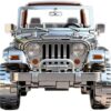 أحجية معدنية ثلاثية الأبعاد لسيارة جيب فضية مكشوفة للطرق الوعرة، نموذج تجميع مجسم، أحجية إبداعية يدوية الصنع للكبار