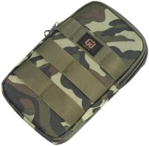 حقيبة خصر رجالية لجميع أنواع الهواتف المحمولة، تتضمن جراب هاتف مع حلقة تعليق، 19 سم