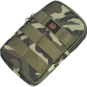 حقيبة خصر رجالية لجميع أنواع الهواتف المحمولة، تتضمن جراب هاتف مع حلقة تعليق، 19 سم