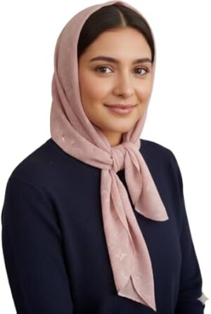 وشاح نسائي فاخر متعدد الاستخدامات (قطعة واحدة) - خفيف الوزن وأنيق -المقاس 90 × 80 سم