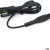 كابل شحن USB لماكينات حلاقة نوريلكو MG9520/50 MG7910/49 MG5910/49 PQ888 PQ889 S1112 S1118 QP2724/90 QP2834/70 S2313 X5000 S5831، سلك طاقة 5 فولت، طول 1 متر