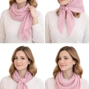 شاح نسائي فاخر متعدد الاستخدامات (قطعة واحدة) - خفيف الوزن وأنيق -المقاس 90 × 80 سم