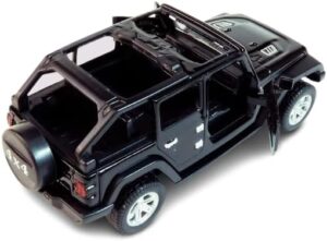 ديكور سيارة حديثة من سبيكة معدنية مصبوبة باللون الأسود، مقاس 12 سم × 5 سم