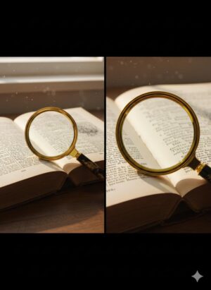 اكتشف العالم بجودة عالية مع لمسة من الأناقة الكلاسيكية. هذه العدسة المكبرة أكثر من مجرد أداة بصرية؛ إنها تحفة فنية 90 مم