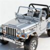 أحجية معدنية ثلاثية الأبعاد لسيارة جيب فضية مكشوفة للطرق الوعرة، نموذج تجميع مجسم، أحجية إبداعية يدوية الصنع للكبار