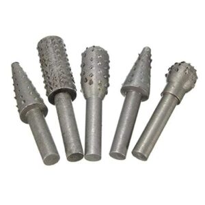 مجموعة رؤوس مبرد دوارة من 5 قطع، مبرد نحت للخشب والبلاستيك، مثقاب صغير تالادرو 6 مم - (07-6-2)