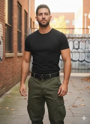 حزام نايلون رجالي بحري - متانة فائقة، تصميم عصري قابل للتعديل، مثالي للأنشطة الخارجية والاستخدام اليومي