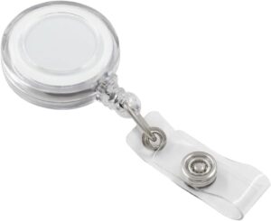 بكرة شارة قابلة للسحب، حامل شارة شفاف مع مشبك تمساح دوار للأطباء والممرضات والمعلمين والطلاب وموظفي المكاتب