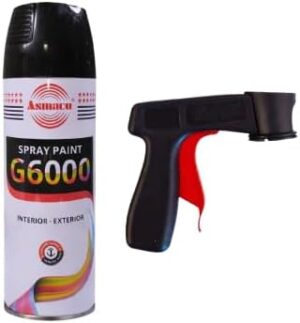 بخاخ طلاء فاخر 400 مل - للاستخدام الداخلي والخارجي - مزود بمقبض مسدس رش مريح للتحكم الاحترافي والتطبيق السهل