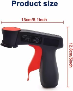 بخاخ طلاء فاخر 400 مل - للاستخدام الداخلي والخارجي - مزود بمقبض مسدس رش مريح للتحكم الاحترافي والتطبيق السهل