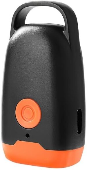 جهاز ذكي طارد للكلاب بالموجات فوق الصوتية، جهاز محمول قابل لإعادة الشحن مضاد للنباح، للاستخدام الداخلي والخارجي، إمكانية ضبط السرعة على عدة مستويات، أسود