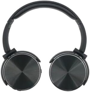 سماعات رأس لاسلكية عالية الدقة، مصممة لعشاق الموسيقى الذين يبحثون عن الأناقة والجودة. تتميز بتصميم أنيق وبسيط مع هيكل معدني مصقول.