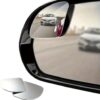 مرآة النقطة العمياء من ميسوقج، عدسة محدبة بزاوية واسعة قابلة للتعديل 360 درجة، عالية الوضوح، 5×5 سم، عبوة من قطعتين، للسيارات الرياضية متعددة الاستخدامات والشاحنات الصغيرة.