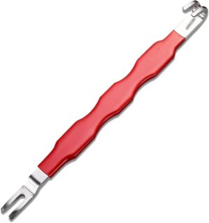 فاصل موصلات كهربائية للسيارات ذو طرفين، مشبك أسلاك من الفولاذ الكربوني، مقبض مانع للانزلاق، متعدد الوظائف - لون عشوائي