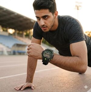 ساعة رياضية رقمية متينة للرجال - ساعة يد تكتيكية بتصميم عسكري، شاشة عرض توقيت مزدوجة، ساعة توقيت، منبه، وإضاءة خلفية LED - سوار بوليمر مقاوم للصدمات