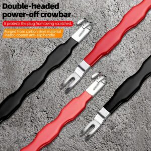 فاصل موصلات كهربائية للسيارات ذو طرفين، مشبك أسلاك من الفولاذ الكربوني، مقبض مانع للانزلاق، متعدد الوظائف - لون عشوائي