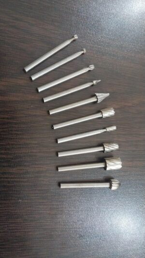 Rotary Burr Set - For Woodworking, Metal Engraving, Drilling, Carving, Polishing & Cuttin
