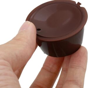عبوات قهوة قابلة لإعادة التعبئة والاستخدام من MySouq-Store، متوافقة مع ماكينات تحضير القهوة Dolce Gusto، عبوة من 3 قطع، خالية من مادة BPA (ألوان عشوائية).