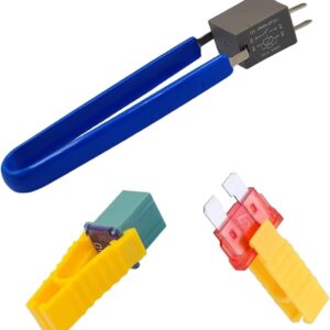 51LFpiatDwL._AC_SL1107_ مجموعة من 6 دبابيس لاستخراج السيارات القابلة للانصهار للدراجات النارية والشاحنات وسيارات الدفع الرباعي أداة إصلاح لحمل بطارية السيارة