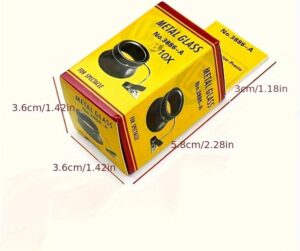 51MepuxgPCL._AC_SL1000_ عدسات مكبرة محمولة تُثبّت على النظارات، مناسبة لصانعي الساعات، لإصلاح المجوهرات والساعات (النظارات غير متضمنة) (5X)