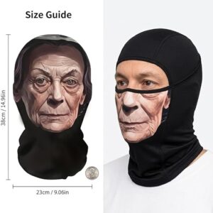 51Y3j5dm4SL._AC_SX522_ قناع بالاكلافا مضحك بتصميم جدة مخيفة من متجر ماي سوق، طباعة واقعية للغاية، قماش عالي المرونة يسمح بالتهوية، دعامة للمقالب في الحفلات