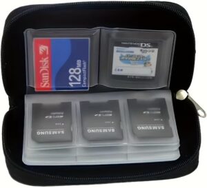 51w+-hrnZXL._AC_ حافظة بطاقات ذاكرة اس دي من ماي سوق ستور، قطعة واحدة من حامل بطاقات مايكرو اس دي 28 فتحة اس دي مايكرو اس دي سي اف اس دي اتش سي اس دي اكس سي ام ام ام سي، بطاقات فلاش رقمية مدمجة امنة - صنع بواسطة ماي
