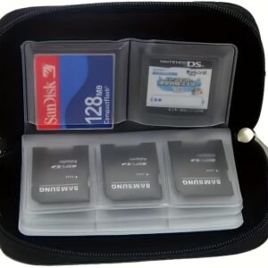 51w+-hrnZXL._AC_ حافظة بطاقات ذاكرة اس دي من ماي سوق ستور، قطعة واحدة من حامل بطاقات مايكرو اس دي 28 فتحة اس دي مايكرو اس دي سي اف اس دي اتش سي اس دي اكس سي ام ام ام سي، بطاقات فلاش رقمية مدمجة امنة - صنع بواسطة ماي