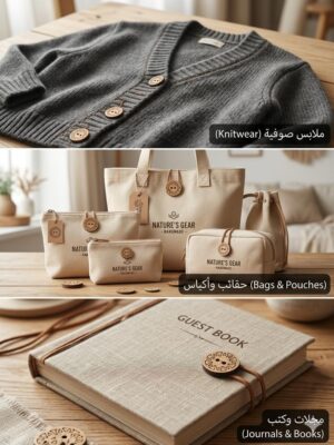 71lKFKNR6FL._AC_SL1195_ 30 قطعة من الأزرار الخشبية بنقوش محفورة، دائرية، خشب طبيعي، بفتحتين، زينة لأعمال الخياطة والحرف اليدوية