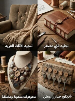 71zNIBGtEJL._AC_SL1195_ 30 قطعة من الأزرار الخشبية بنقوش محفورة، دائرية، خشب طبيعي، بفتحتين، زينة لأعمال الخياطة والحرف اليدوية