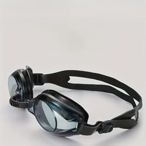 519Us1A1yKL._AC_SX569_ نظارات سباحة مقاومة للماء والضباب مع حزام سيليكون قابل للتعديل | عدسات بإطار كبير ووضوح عالٍ (HD)، حلقة إحكام مريحة، جسر أنف قابل للتعديل، مناسبة لتدريبات الرياضات المائية، الأبعاد 16 سم × 3 سم.