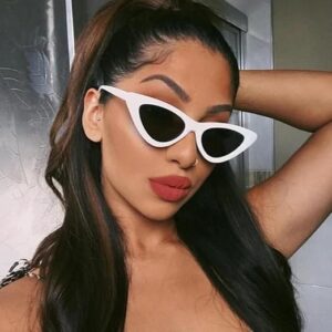 نظارات شمسية فاخرة للرجال والنساء من ماي سوق ستور بتصميم مثلث فينتاج للحماية من الاشعة فوق البنفسجية 400، نظارات شمسية كلاسيكية صغيرة للاستخدام في الهواء الطلق 15 سم [جودة عالية]
