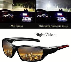 61qe5+VfcBL._AC_SX522_ نظارات شمسية عصرية مضادة للتوهج بتصميم مربع للجنسين من 5 قطع | عدسة للرؤية الليلية، ألوان عدسات متعددة، حماية ضد التوهج، إطار بنمط عتيق، للرجال والنساء