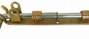 ترباس معدني بسسوسته للغلق التلقائي بطول 15سم ومزود بفتحه للقفل-B0DDV16N1F