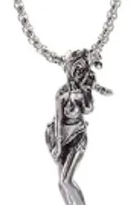 [1 PCs-AL19315-Silver ] Retro Gothic Style Four Wings Angel Figure Pendant for Men and Women Casual Personality Jewelry Couple Accessories-B0CNDRFWYX