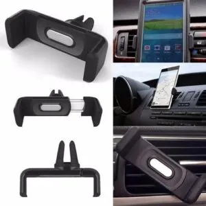 Generic Silicone Mobile Holder With Lightweight And It Can Expand According To The Size Of The Mobile Phone For Universal Car Air Vent - Black-B08YXZ5CS1