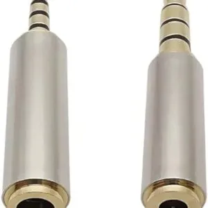 2Pcs 3.5mm to 2.5mm / 2.5 mm to 3.5 mm 4 Poles Stereo Audio Headphone AUX Adapter Male Plug Female Jack Converter Connector-B0BZPD28BM