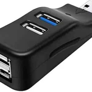 USB 3.0 HUB Adapter Extender Mini Splitter Box 3/4 Ports for PC Laptop Mobile Phone High Speed U Disk Reader-B0BWGZVD3P