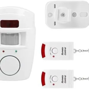 -Wireless PIR Motion Sensor Detector Security Alarm System , Remote Controls for Home Garage-B091DFHCTP