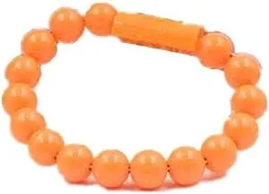 Micro USB Cable Beads Bracelet Charging Sync Data Phone Charger for Andriod V8 - Orange-B091C3RXRR