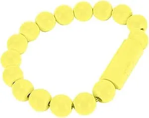 -Micro USB Cable Beads Bracelet Charging Sync Data Phone Charger for Andriod V8 - Yellow-B091DW76YW66